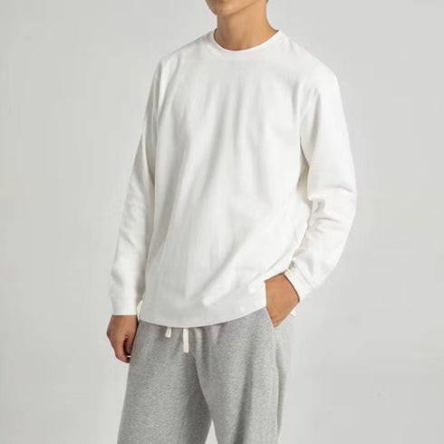 Men's Heavyweight Long-sleeve Crewneck Shirt